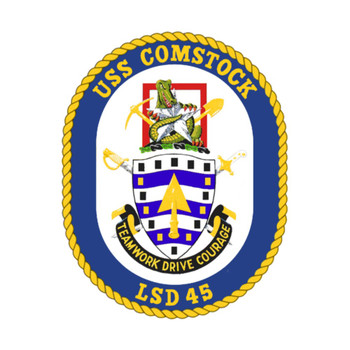 USS Comstock LSD-45 US Navy Dock Landing Ship Patch