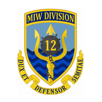 Mine Warfare (MIW) Division 12 US Navy Patch