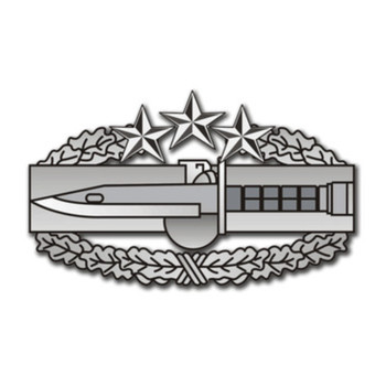 Fourth Award Combat Action Badge, US Army Patch