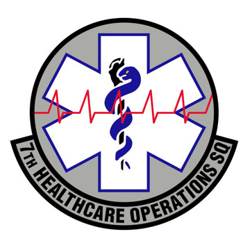 7th Healthcare Operations Squadron Patch