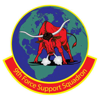 9th Force Support Squadron Patch