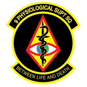 9th Physiological Support Squadron Patch