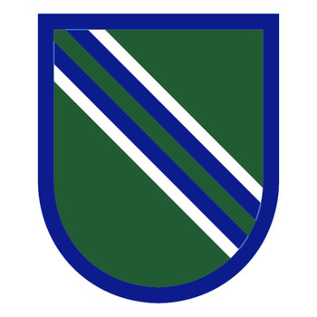 165 Quartermaster Company (Beret Flash and Background Trimming), US Army Patch