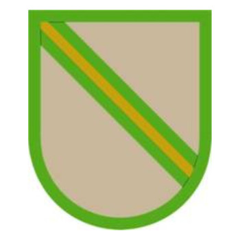 824 Quartermaster Company (Beret Flash and Background Trimming), US Army Patch