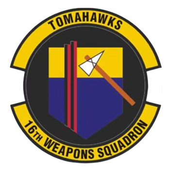 16th Weapons Squadron Patch