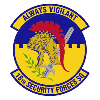 18th Security Forces Squadron Patch