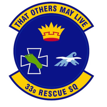 33rd Rescue Squadron Patch