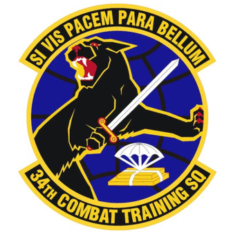 34th Combat Training Squadron Patch