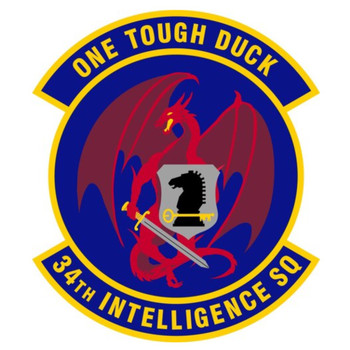 34th Intelligence Squadron Patch