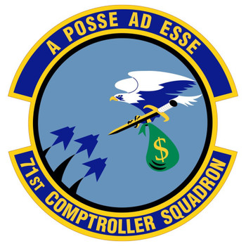 71st Comptroller Squadron Patch