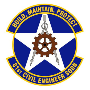 81st Civil Engineer Squadron Patch