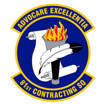 81st Contracting Squadron Patch