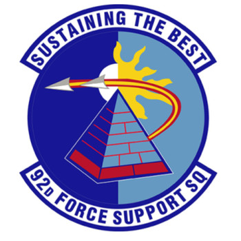 92nd Force Support Squadron Patch