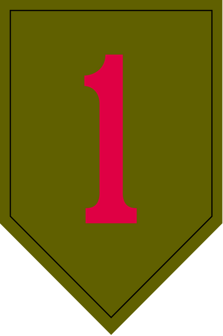 1st Infantry Division US Army Patch