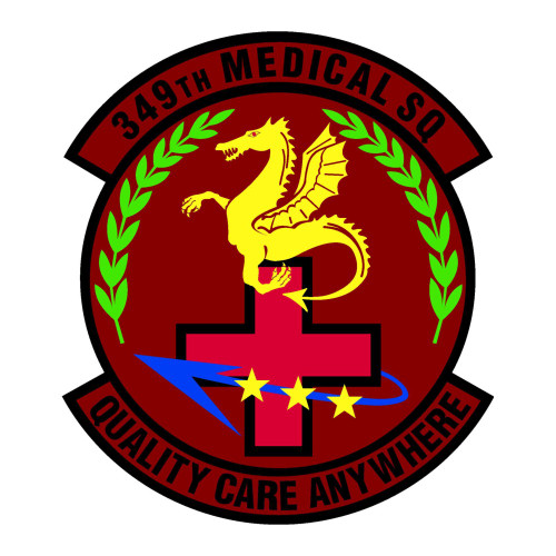 349th Medical Squadron Patch