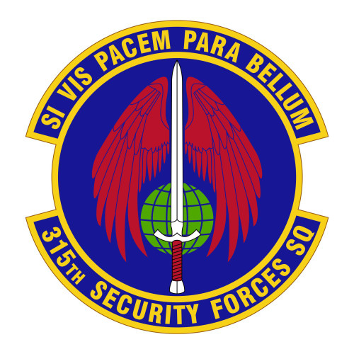 315th Security Forces Squadron Patch