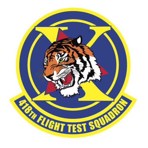 418th Flight Test Squadron Patch