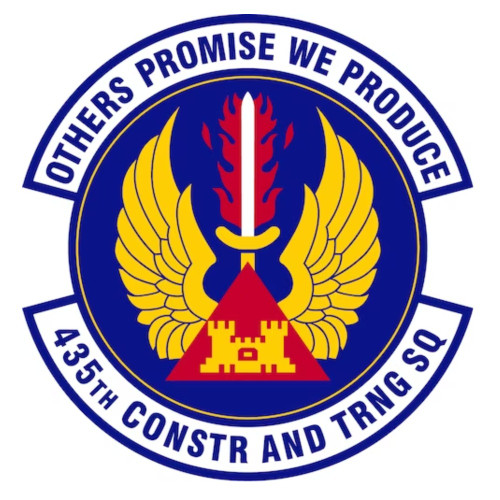 435th Construction and Training Squadron Patch