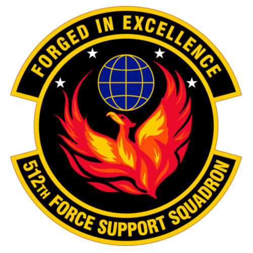 512th Force Support Squadron Patch