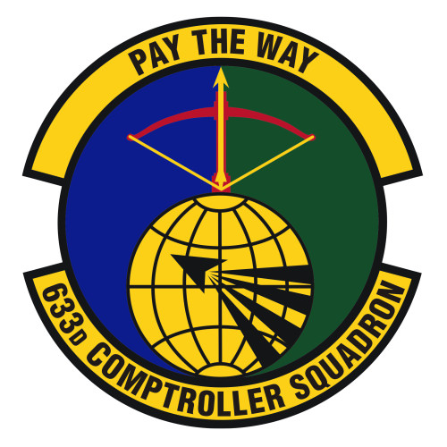 633rd Comptroller Squadron Patch
