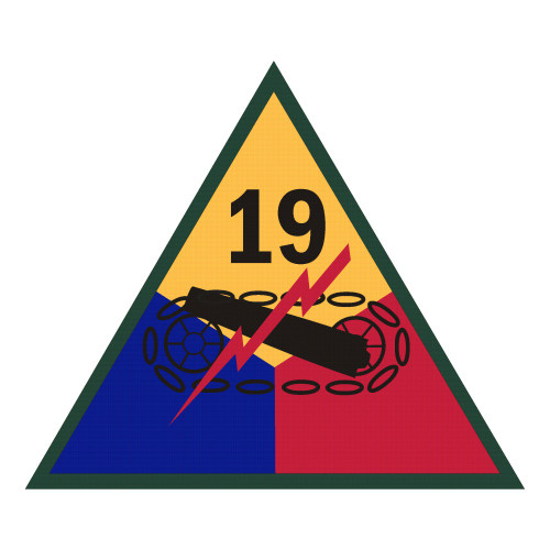19th Armored Division, US Army Patch