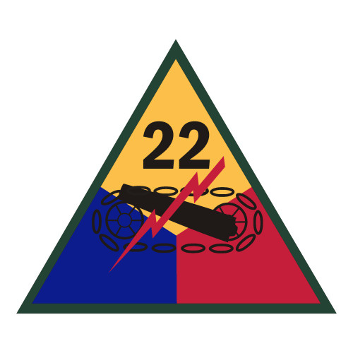 22nd Armored Division, US Army Patch