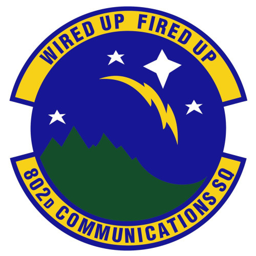 802nd Communications Squadron Patch