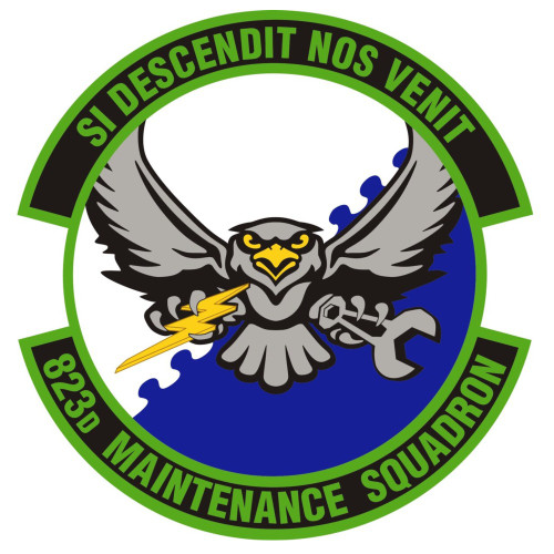 823rd Maintenance Squadron Patch