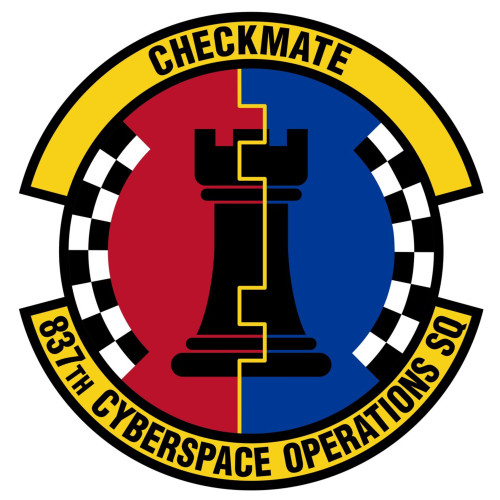 837th Cyberspace Operations Squadron Patch