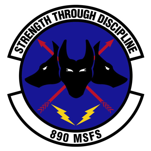 890th Missile Security Forces Squadron Patch