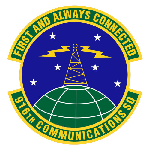 916th Communications Squadron Patch