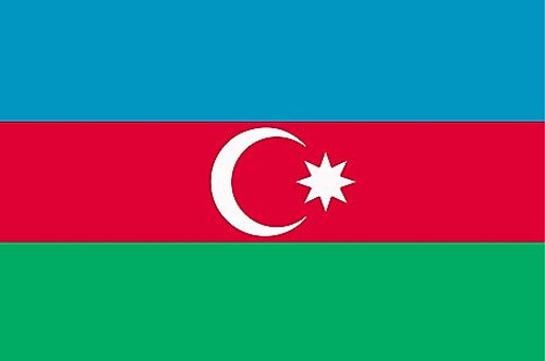 Azerbaijan Flag Patch