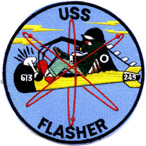 USS Flasher SSN-613 US Navy Submarine Patch