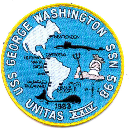 USS George Washington SSN-598 US Submarine Patch