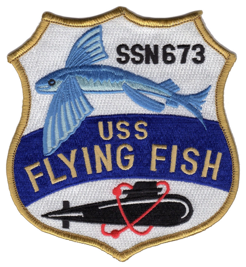 USS Flying Fish SSN-673 US Navy Submarine Patch