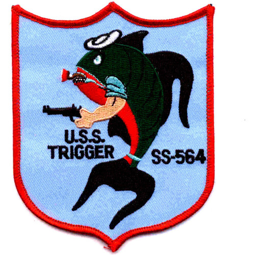 USS Trigger SS-564 US Navy Submarine Patch