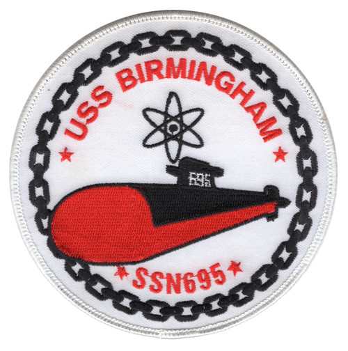 USS Birmingham SSN-695 US Navy Submarine Patch