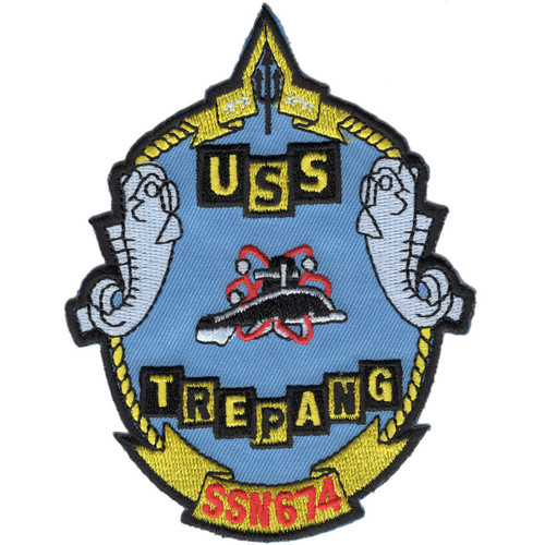 USS Trepang SSN-674 US Navy Submarine Patch