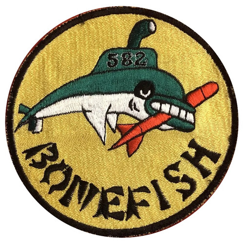 USS Bonefish SS-582 US Navy Submarine Patch