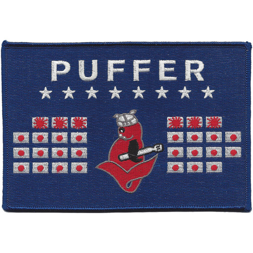 USS Puffer SS-268 Battle Flag WWII Patch