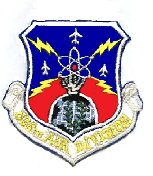 836th Air Division 1958 Patch