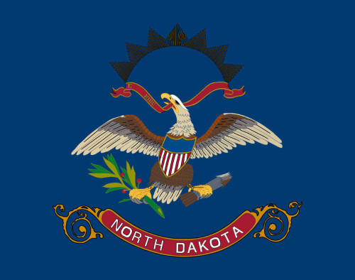 North Dakota State Flag Patch