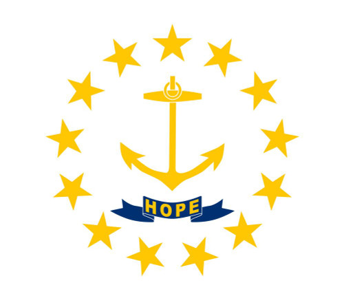 Rhode Island State Flag Patch