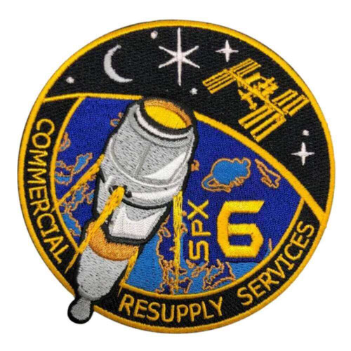 CRS SpaceX 6 Patch