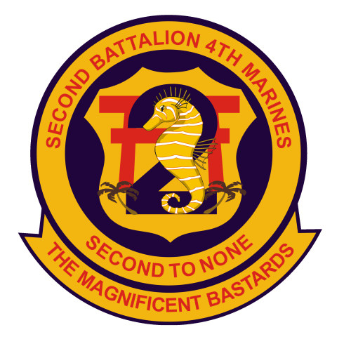 4th Marine Regiment, 2nd Battalion, 4th Marines, USMC Patch