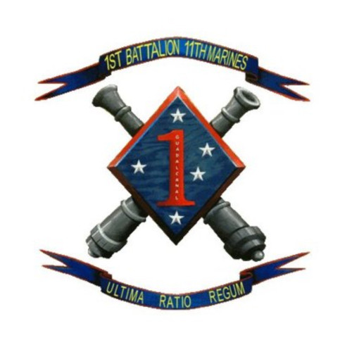 11th Marine Regiment, 1st Battalion, 11th Marines, USMC Patch