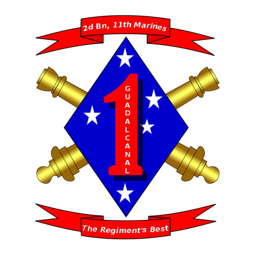 11th Marine Regiment, 2nd Battalion, 11th Marines, USMC Patch
