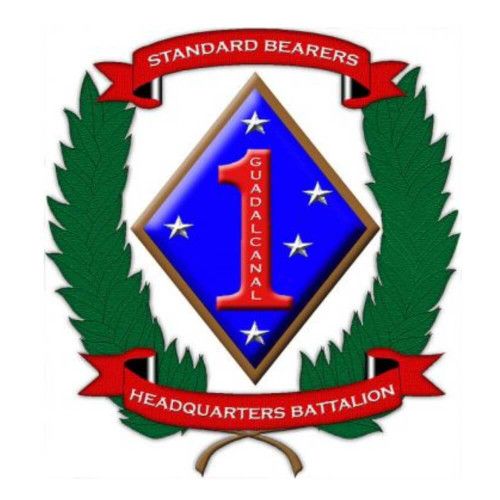 Headquarters Battalion 1st Marine Division, USMC Patch