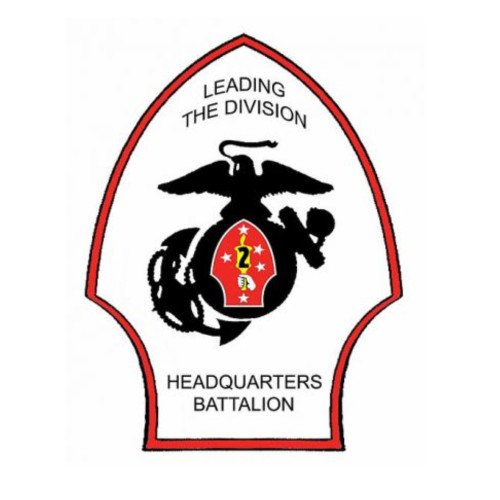 Headquarters Battalion 2nd Marine Division, USMC Patch