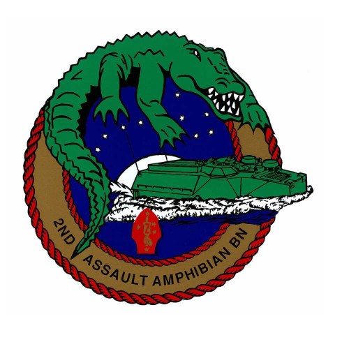 2nd Assault Amphibian Battalion, USMC Patch